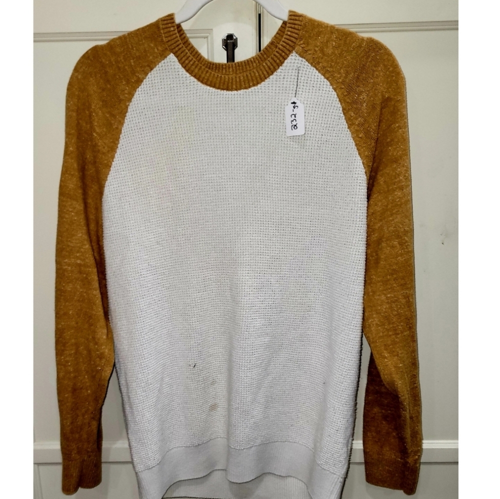 GAP Cream Textured Knit Sweater